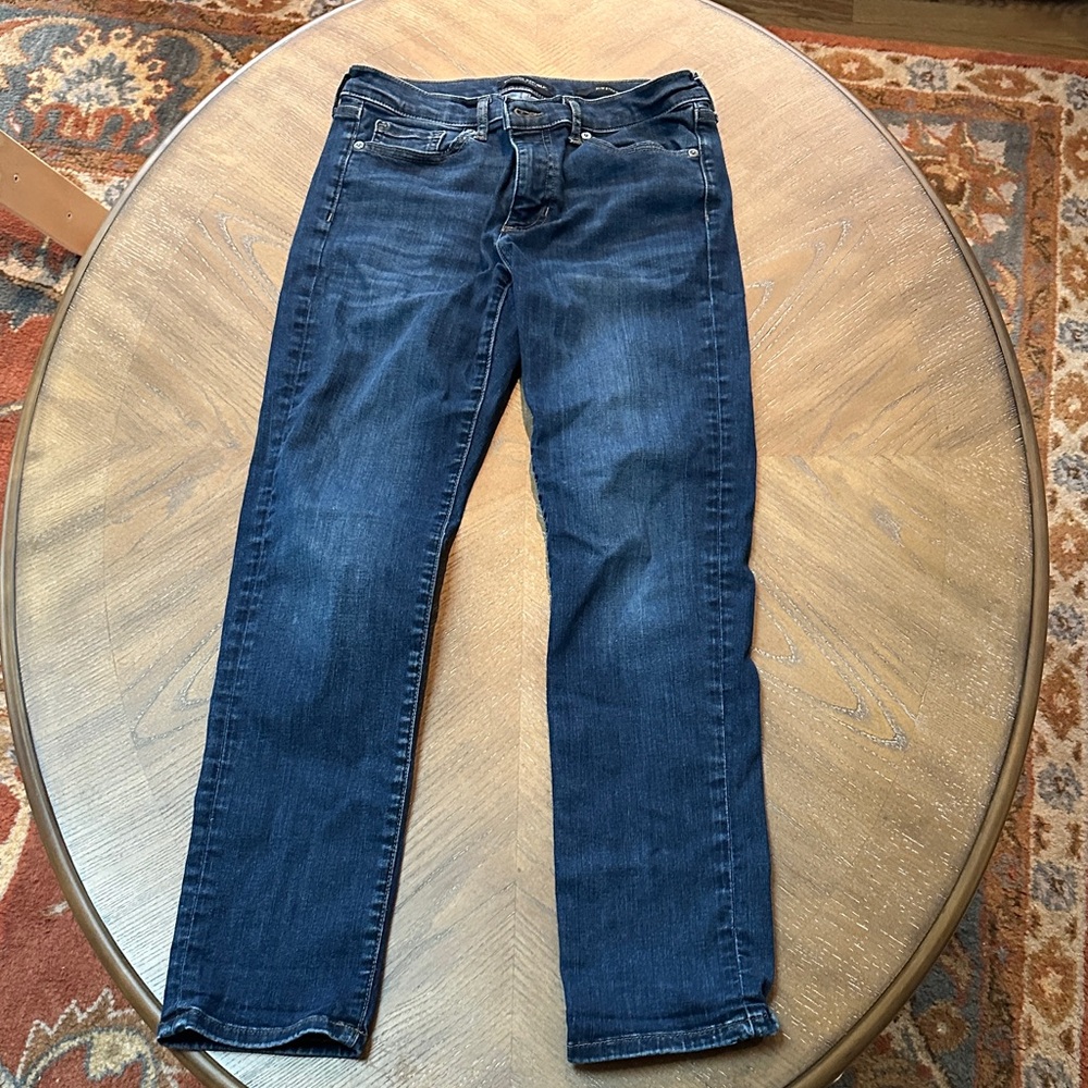 Banana Republic Women's Slim Straight Jeans - Dark Blue